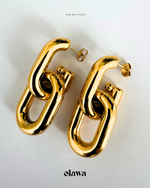Load image into Gallery viewer, Link Up (Chunky Interlinked Earrings)