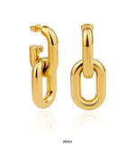 Load image into Gallery viewer, Link Up (Chunky Interlinked Earrings)