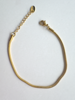 Load image into Gallery viewer, Silk & Szn - Round Thin Snake Chain Bracelet