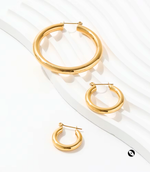Load image into Gallery viewer, Baby Girl Hoops Set
