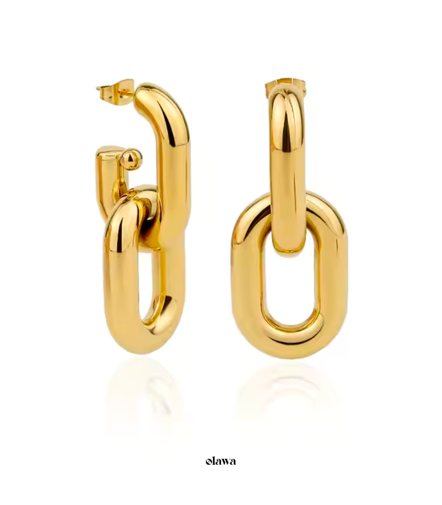 Link Up (Chunky Interlinked Earrings)
