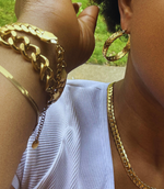 Load image into Gallery viewer, Chain of Command - Cuban Link Set (Earrings, Ring, Bracelet, Necklace)
