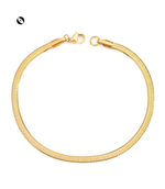 Load image into Gallery viewer, Aje Butter Herringbone Chain Bracelet
