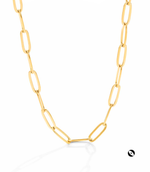 Load image into Gallery viewer, Lite Work - Gold Link Necklace + Bracelet Set
